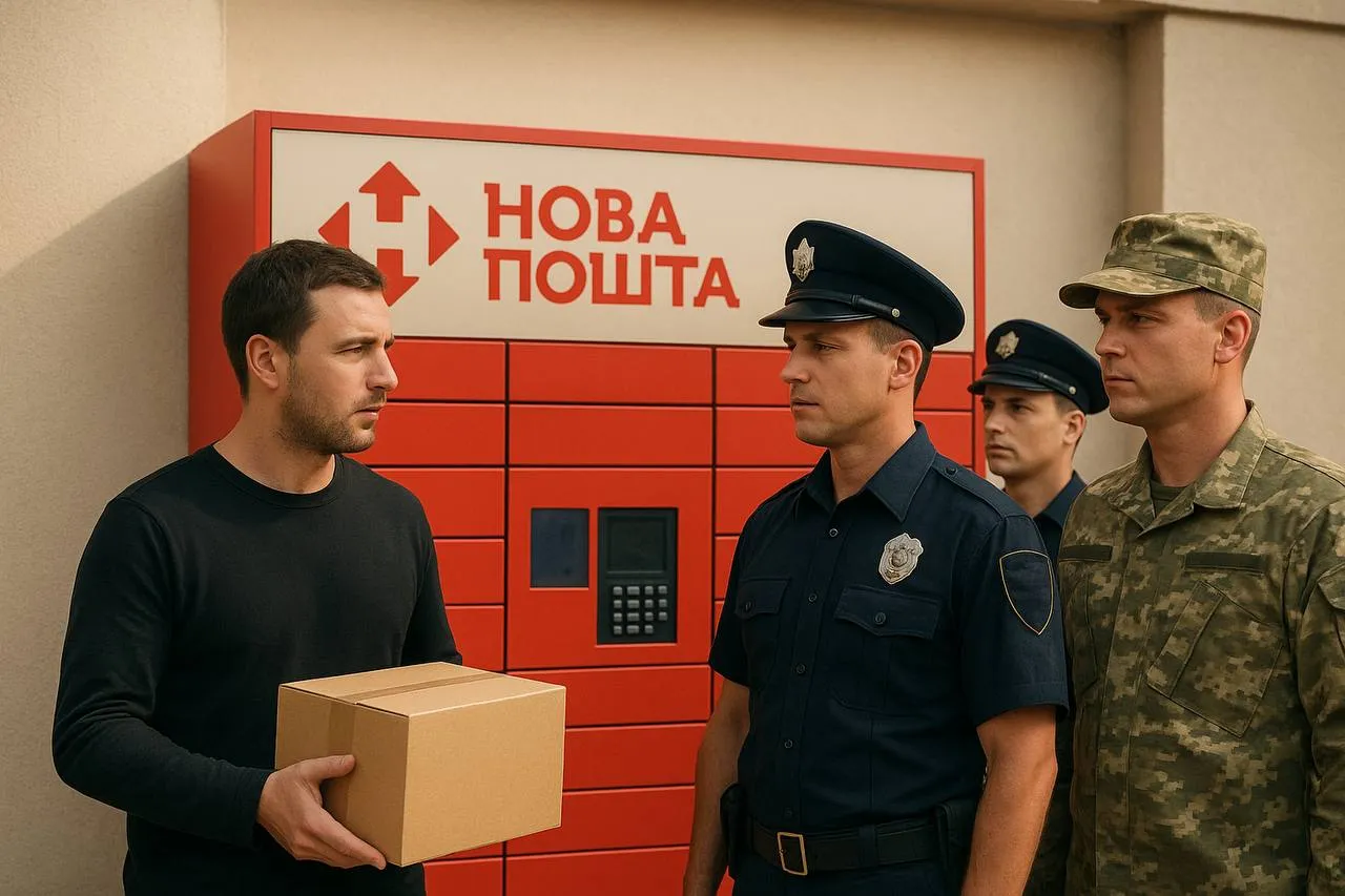 Поліція затримала Клієнта біля поштомату Нової пошти та змусила визнати вину за ст. 309 КК України.
